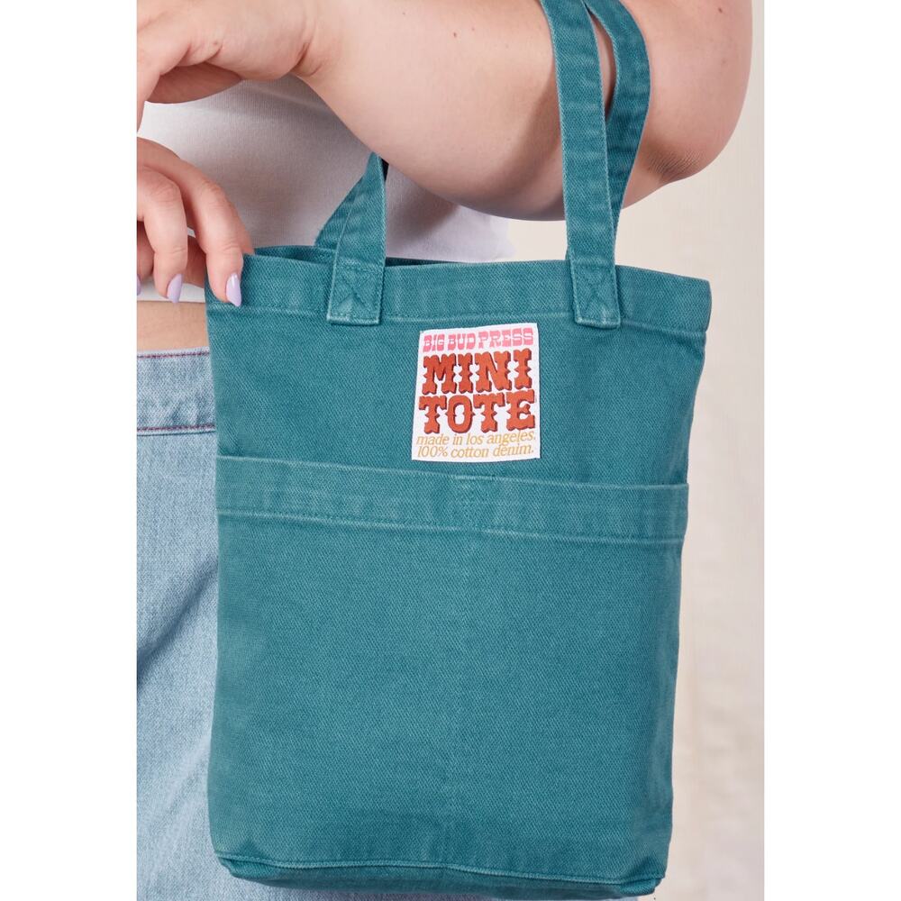NWOT Big Bud Press Mini Tote Bag 100% Cotton